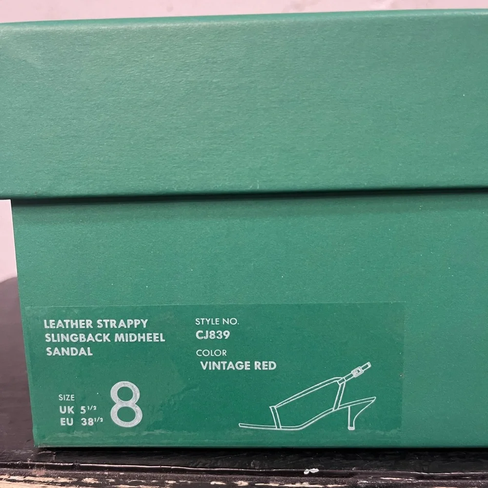 NIB J.Crew Krista sling back kitten heel 8 - Picture 9 of 9